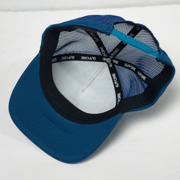 G/FORE Skull Trucker Hat Golf Cap Snapback Blue - Picture 13 of 16